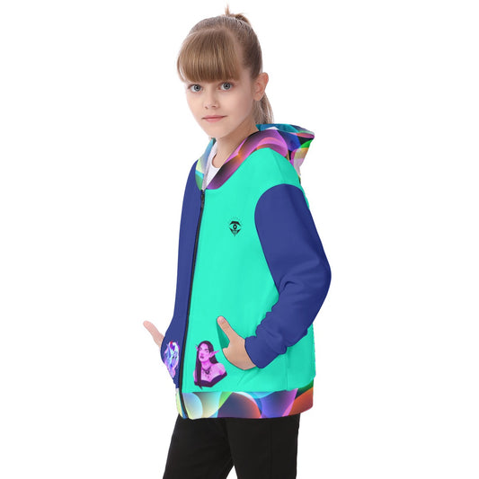 Designer Fur Lined Hoodie With Zip Up kids  merchandize designer online fashion merchandize fashion