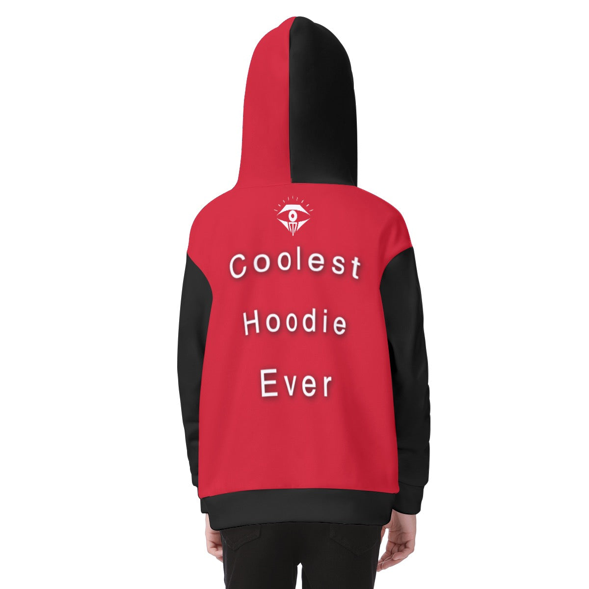 Red/black Coolest Hoodie Ever kids  merchandize designer online fashion merchandize fashion