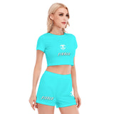 Women's Fierce 2 Piece Suit Cyan