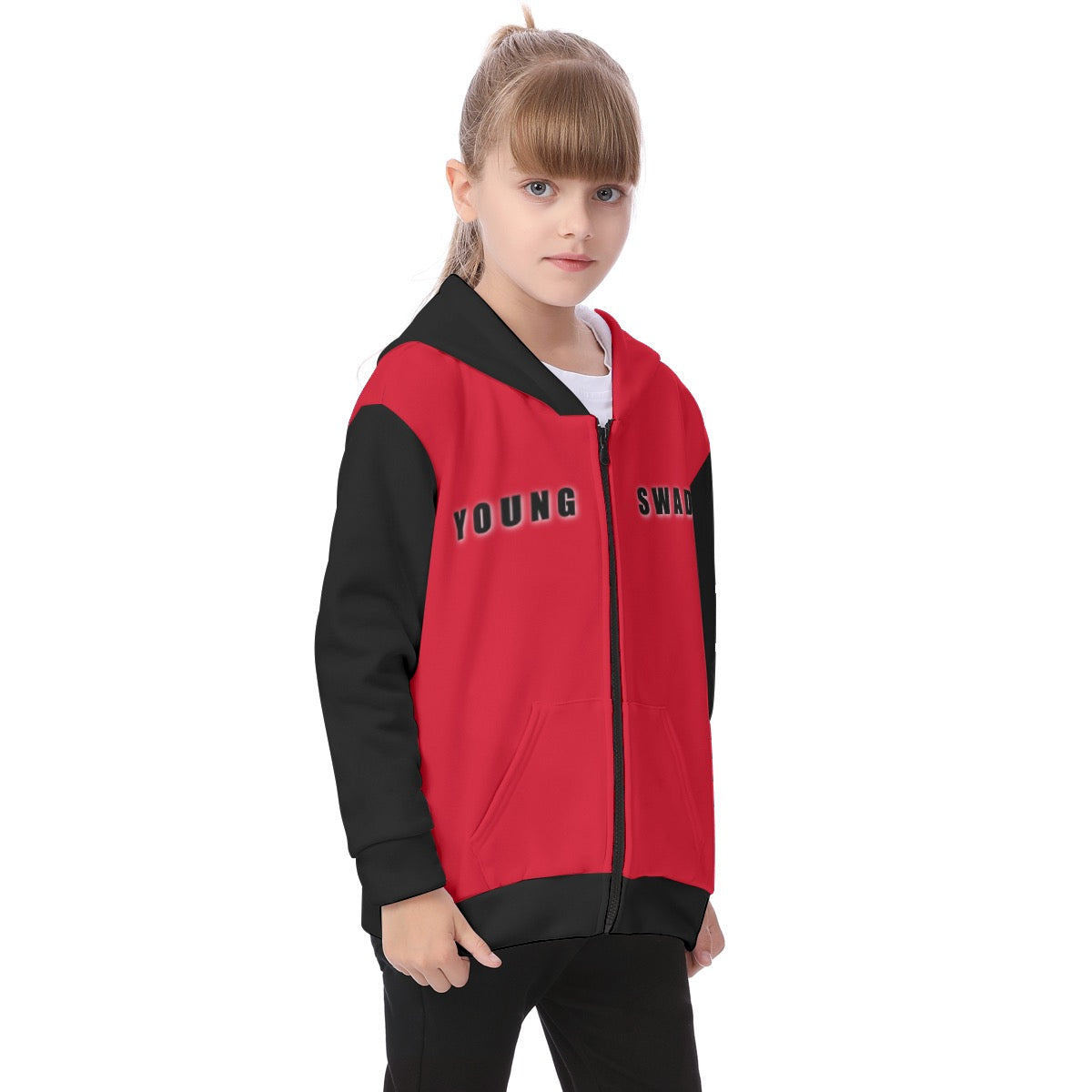 Red/black Coolest Hoodie Ever kids  merchandize designer online fashion merchandize fashion