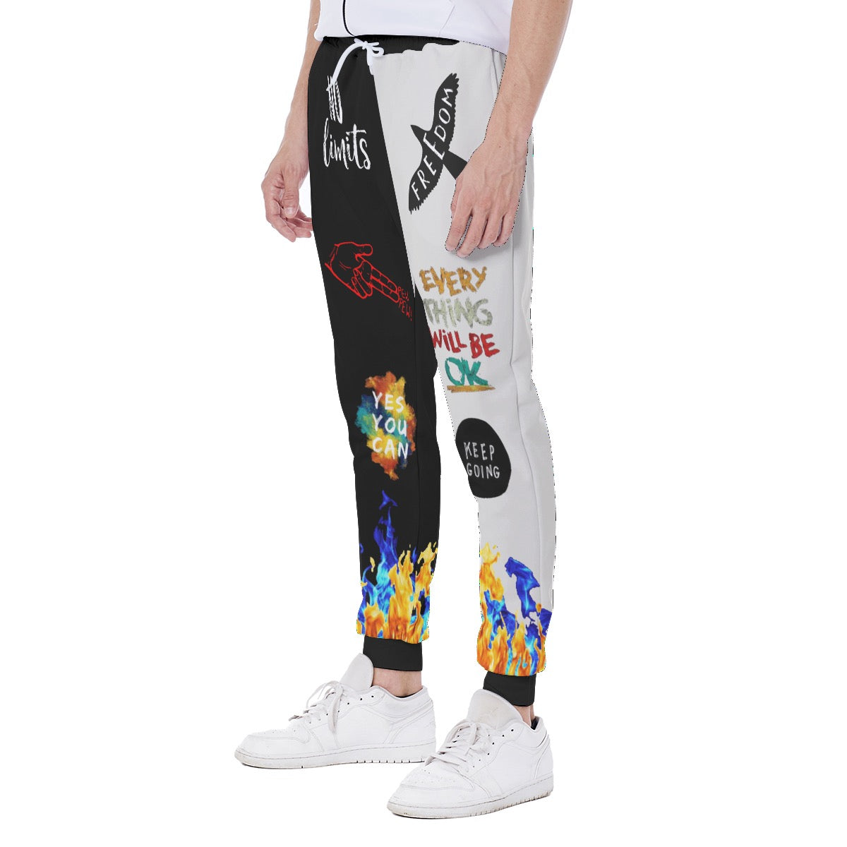 Designer Men's Sweatpants-gray