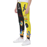 Designer Men's Sweatpants-Yellow