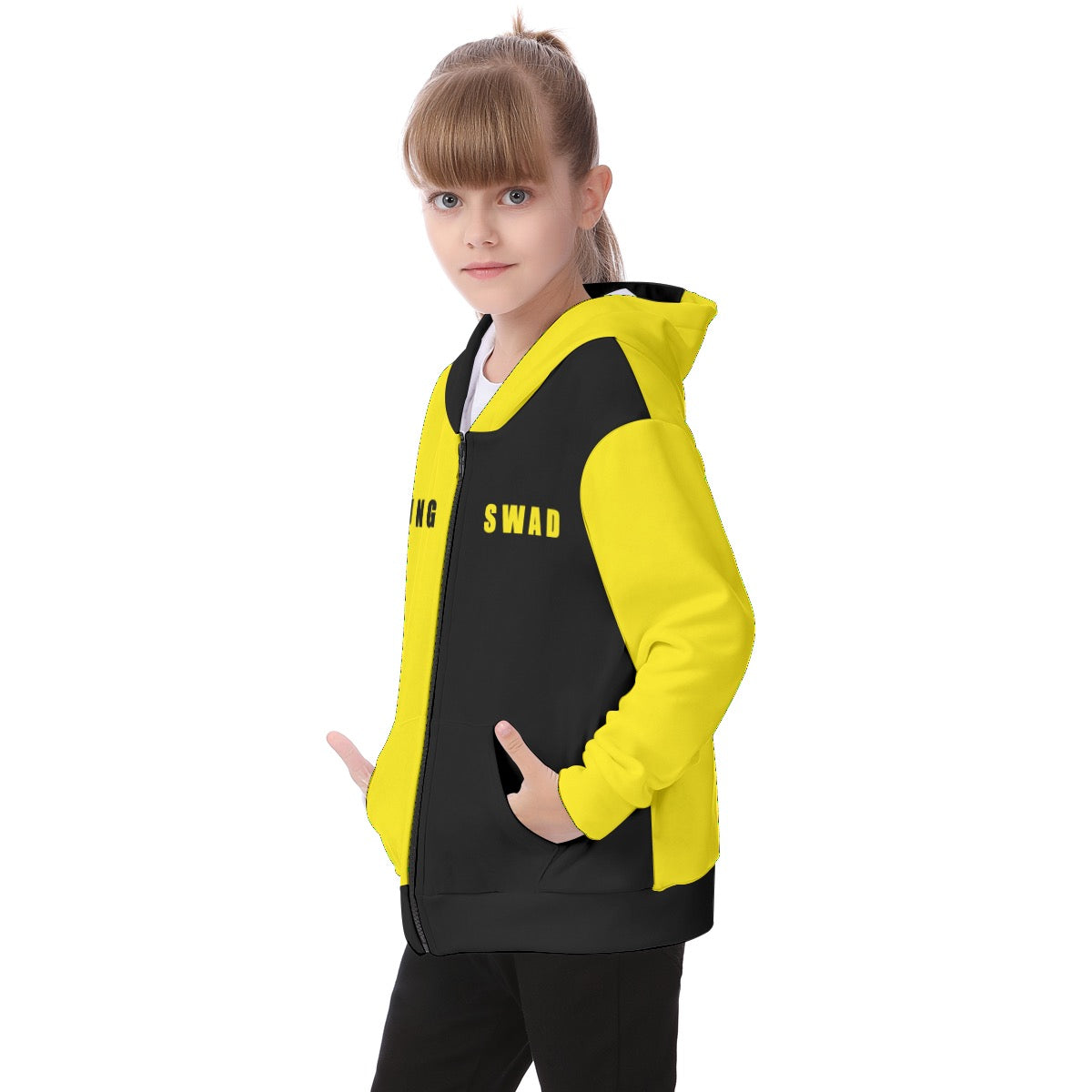 Yellow/black Coolest Hoodie Everkids  merchandize designer online fashion merchandize fashion