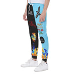 Designer Men's Sweatpants-blu