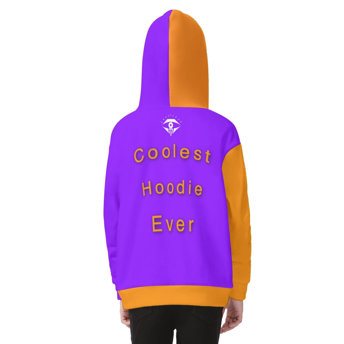 Orange/Purp Coolest Hoodie Ever kids  merchandize designer online fashion merchandize fashion
