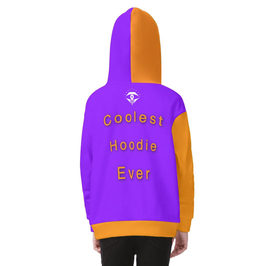 Orange/Purp Coolest Hoodie Ever kids  merchandize designer online fashion merchandize fashion