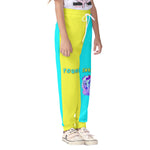 Cyan/Yellow Young Swad Pants