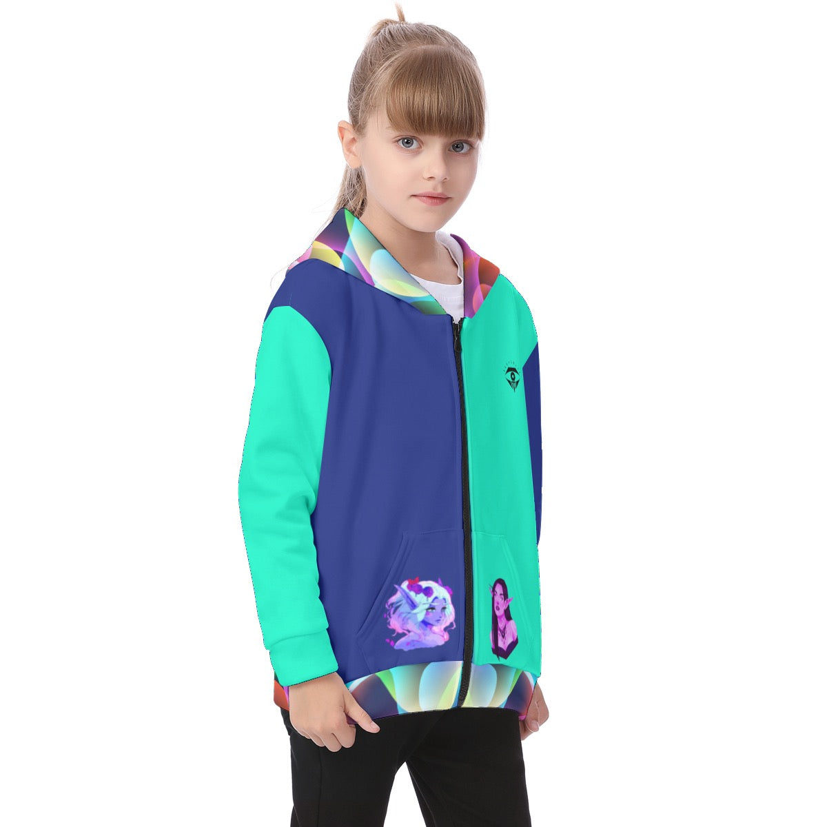 Designer Fur Lined Hoodie With Zip Up kids  merchandize designer online fashion merchandize fashionkids  merchandize designer online fashion merchandize fashion