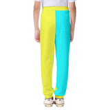 Cyan/Yellow Young Swad Pants