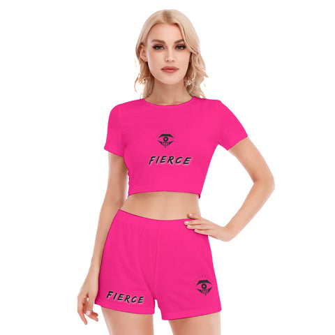 Women's Fierce 2 Piece Suit Hot pink