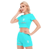 Women's Fierce 2 Piece Suit Cyan