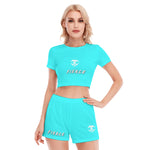 Women's Fierce 2 Piece Suit Cyan