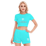 Women's Fierce 2 Piece Suit Cyan