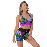 #2 Colorful Women's Sports Bra Suit