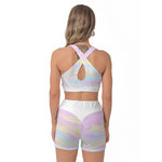 Light color Women's Sports Bra Suit