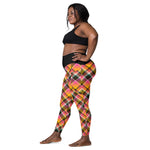 Multi color Leggings with pockets