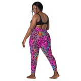 Rainbow cheetah Leggings wit pockets