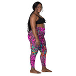 Rainbow cheetah Leggings wit pockets