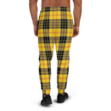 Black/Yellow plaid Joggers