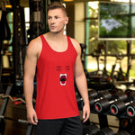 Powered Up Z-tank top red